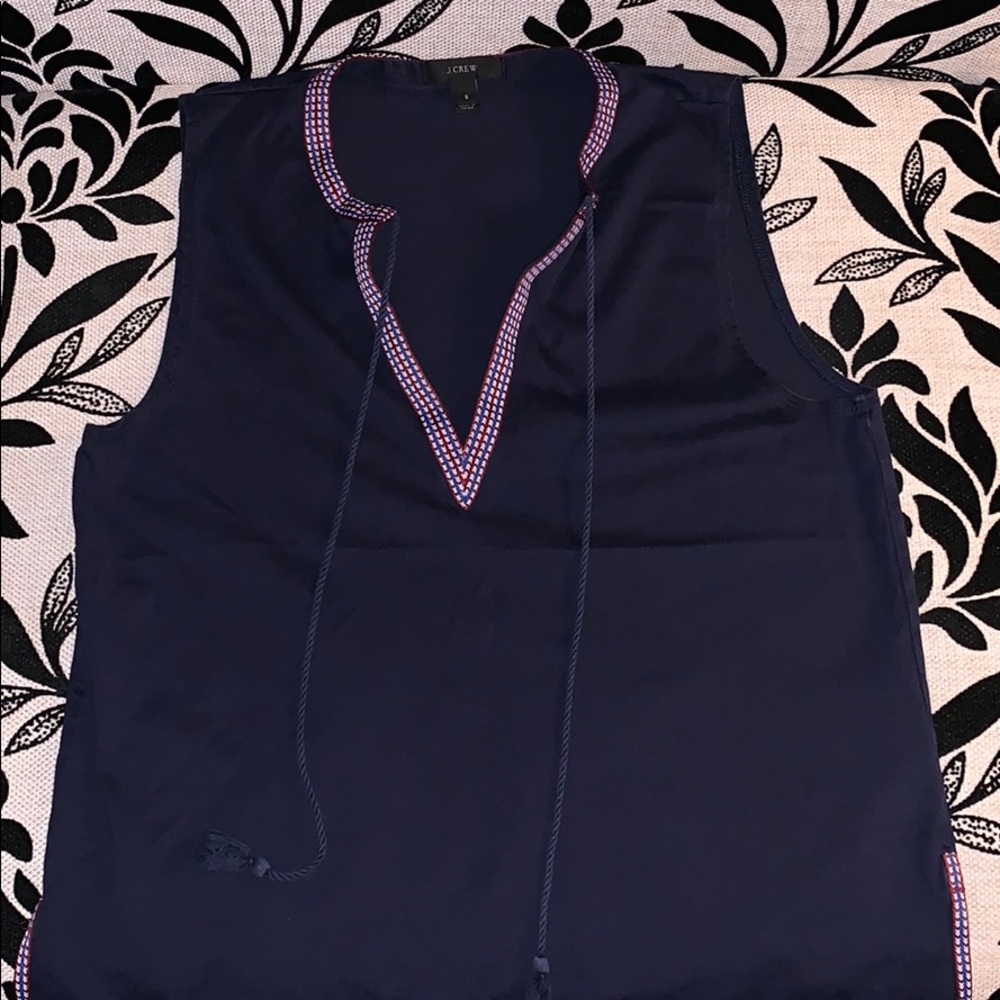 J. Crew Navy Tank Size S